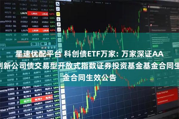 星速优配平台 科创债ETF万家: 万家深证AAA科技创新公司债交易型开放式指数证券投资基金基金合同生效公告