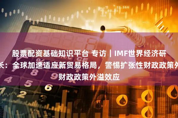 股票配资基础知识平台 专访｜IMF世界经济研究处处长：全球加速适应新贸易格局，警惕扩张性财政政策外溢效应