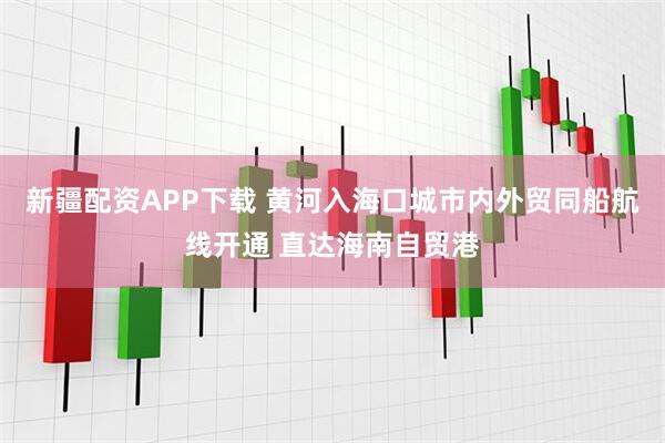 新疆配资APP下载 黄河入海口城市内外贸同船航线开通 直达海南自贸港